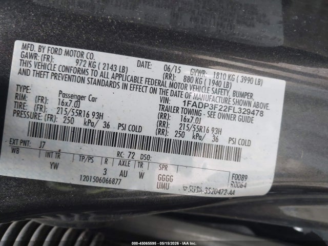 Ford Focus Se