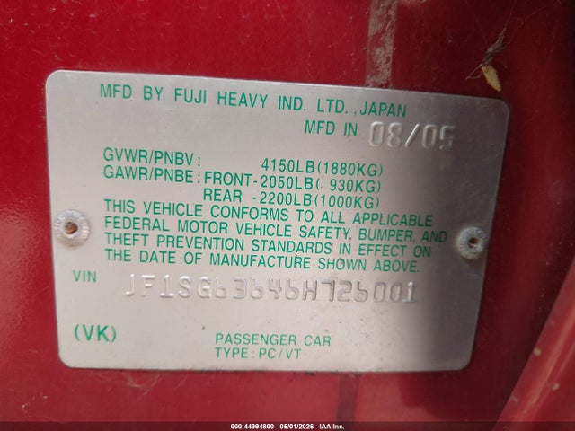 Subaru Forester 2.5x