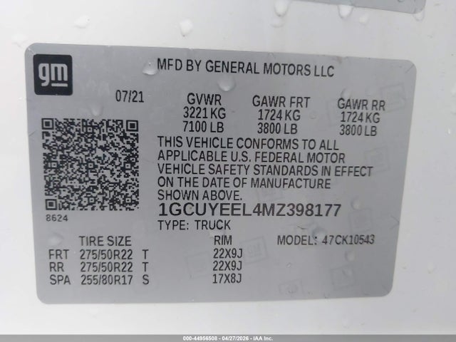 Chevrolet Silverado 1500 4wd  Short Bed Rst