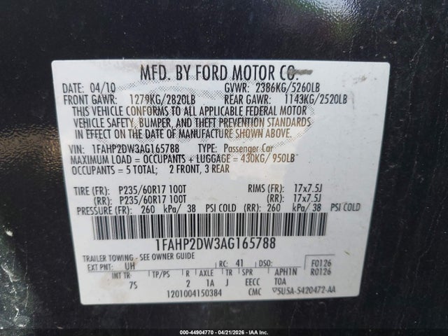 Ford Taurus Se