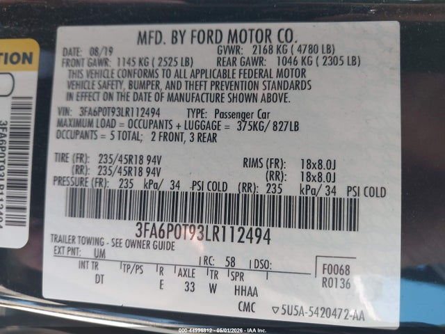 Ford Fusion Se