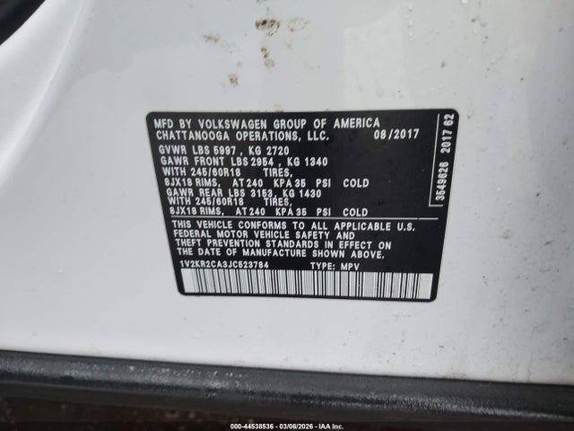 Volkswagen Atlas 3.6l V6 Se