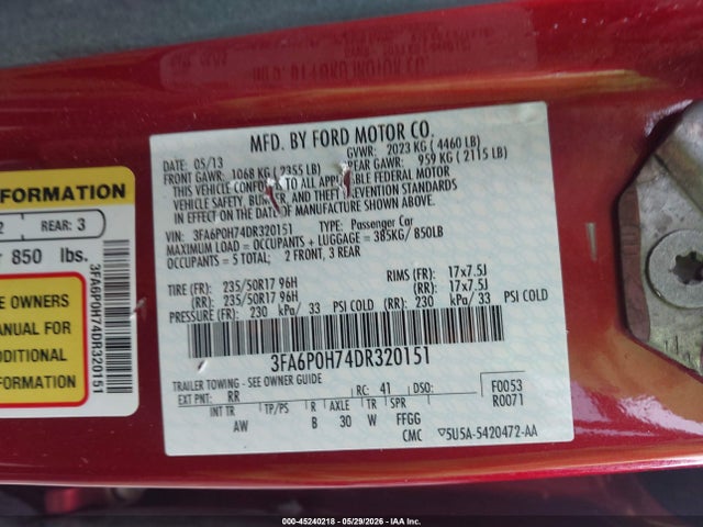 Ford Fusion Se