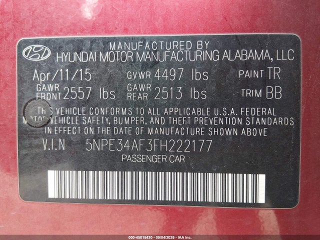 Hyundai SONATA Limited