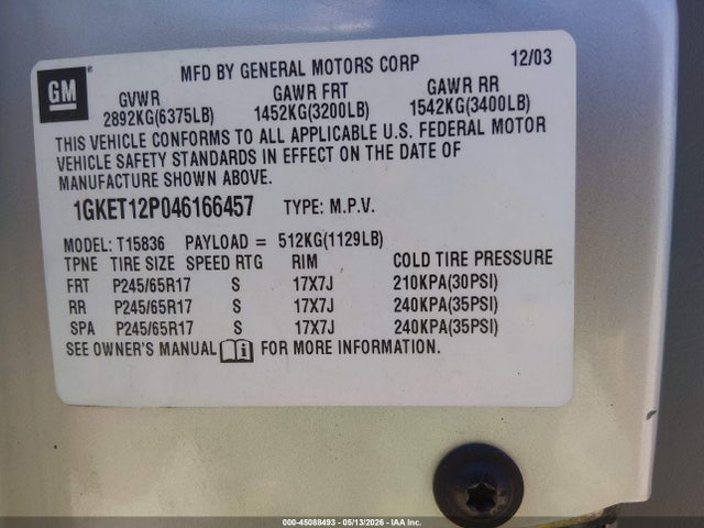GMC Envoy XUV Slt