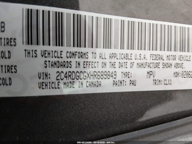 Dodge Grand Caravan Sxt
