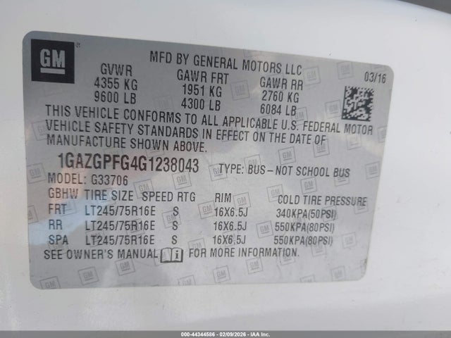 Chevrolet Express Lt