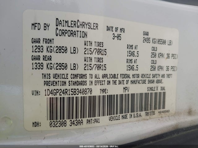 Dodge Grand Caravan Se