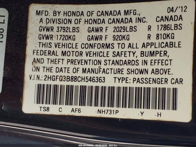 Honda Civic Ex