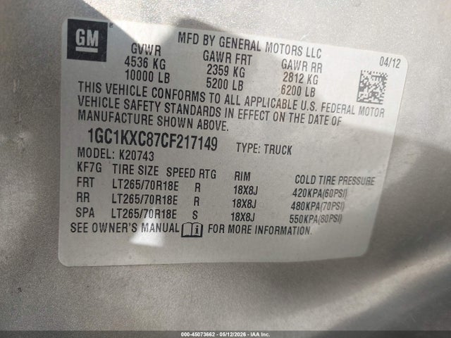 Chevrolet Silverado 2500 Lt