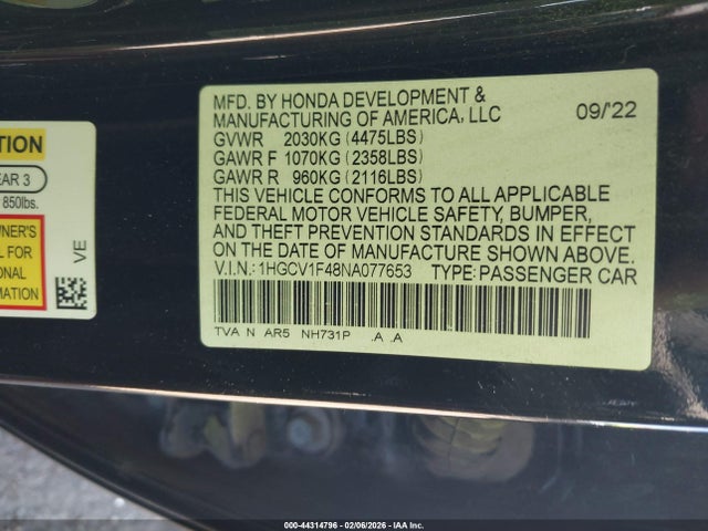 Honda Accord Sport Special Edition