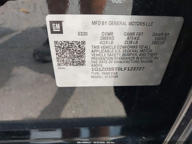 Chevrolet Malibu Fwd Lt