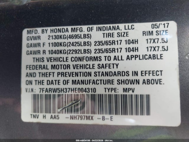 Honda CR-V Lx