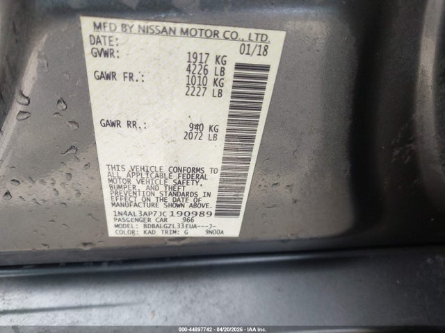 Nissan Altima 2.5 S