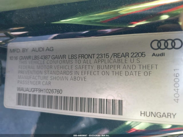 Audi A3 2.0t Premium