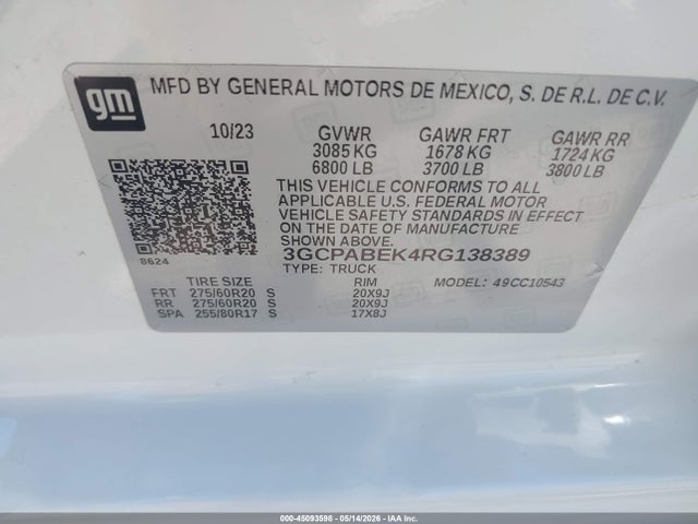 Chevrolet Silverado 1500 2wd  Short Bed Custom