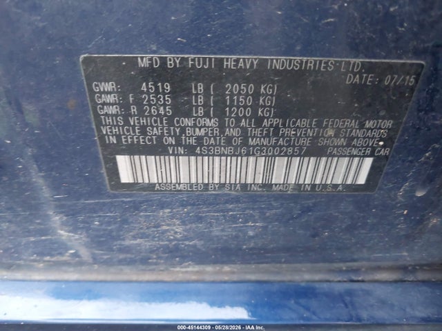Subaru Legacy 2.5i Limited