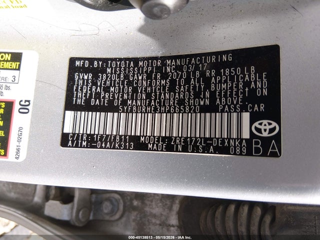 Toyota Corolla Le