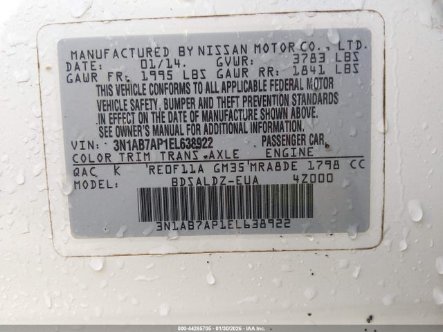 Nissan Sentra Sv