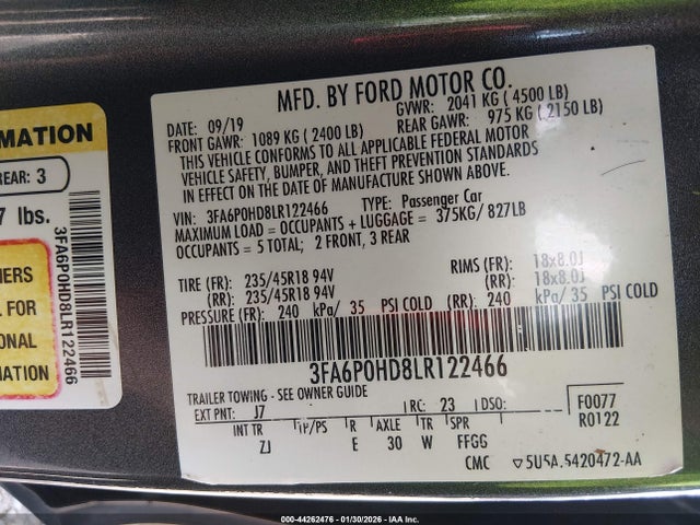 Ford Fusion Se