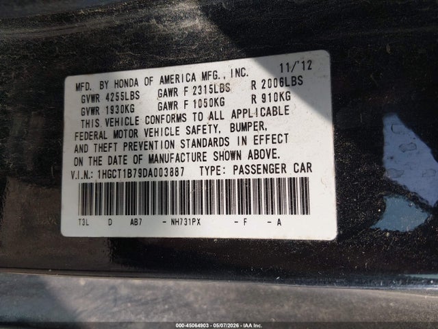 Honda Accord Ex