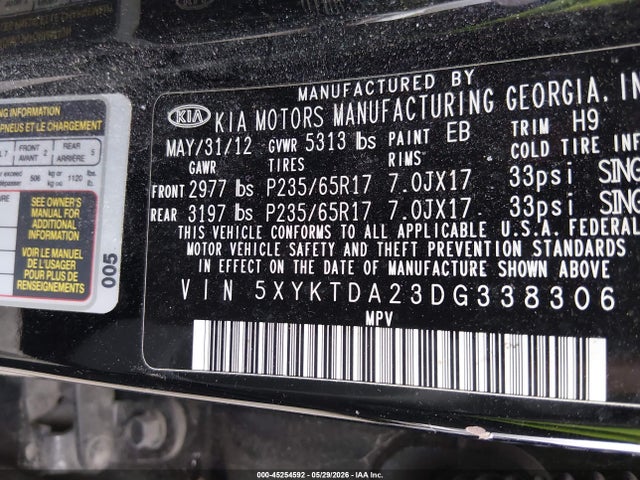 Kia Sorento Lx V6