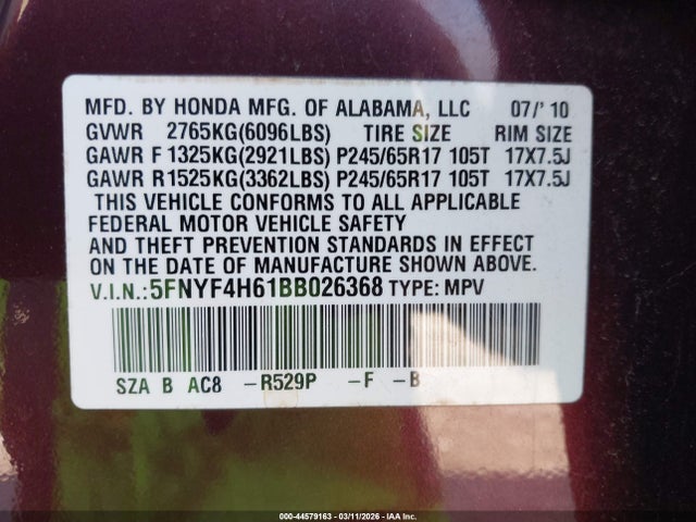 Honda Pilot Ex-l