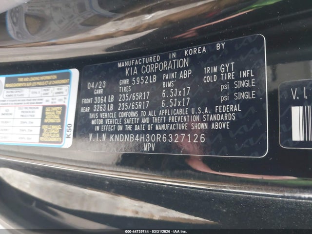 Kia Carnival Lx Seat Package