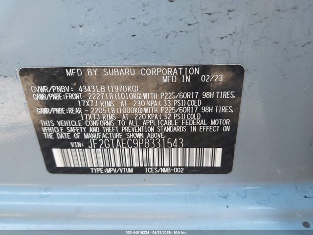 Subaru Crosstrek Premium