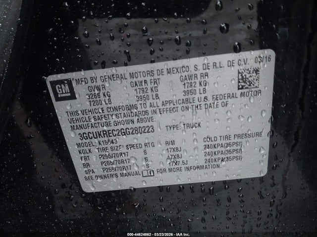 Chevrolet Silverado 1500 1lt