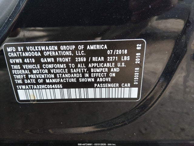 Volkswagen Passat 1.8t S
