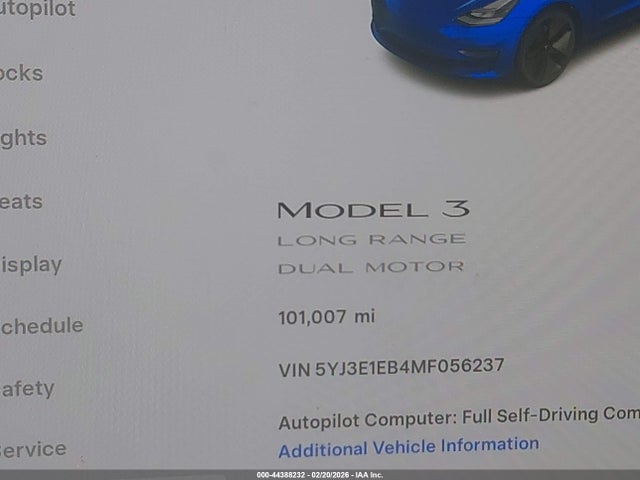Tesla Model 3 Long Range Dual Motor All-wheel Drive