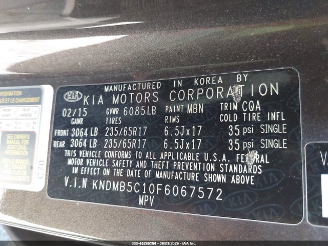 Kia Sedona Lx