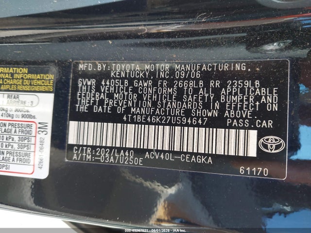 Toyota Camry Xle