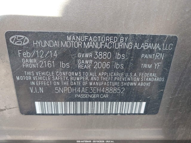Hyundai ELANTRA Se