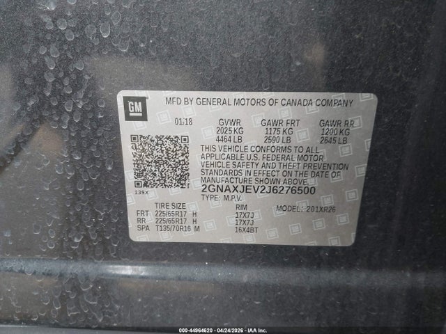 Chevrolet Equinox Lt