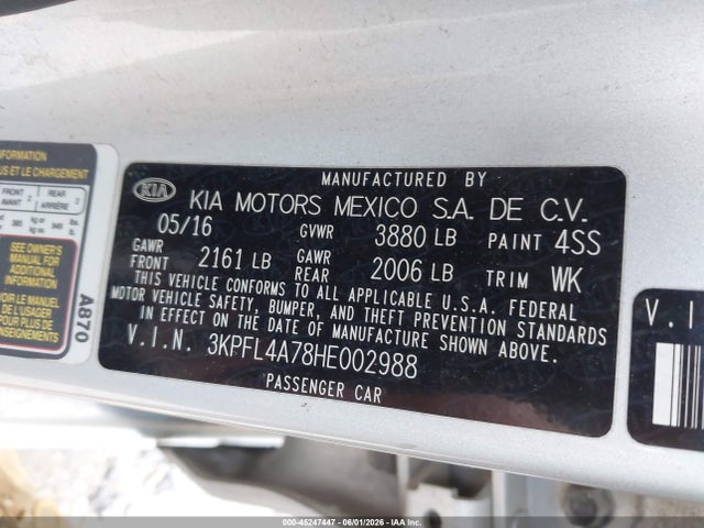 Kia Forte Lx