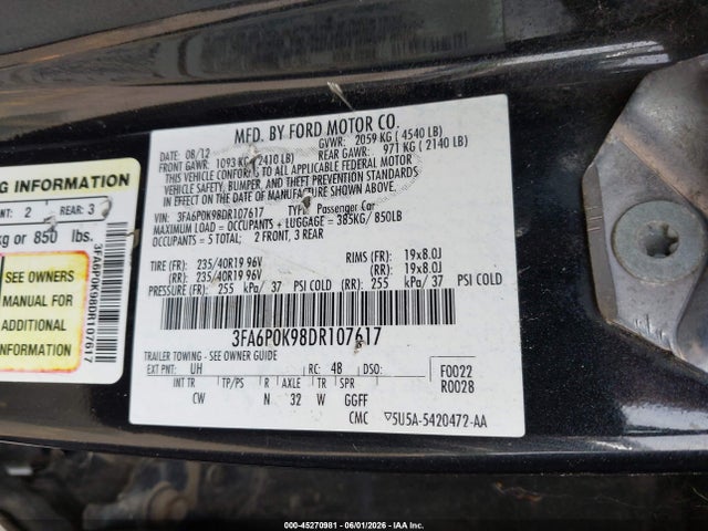 Ford Fusion Titanium