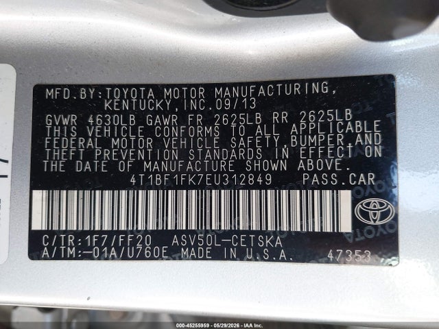 Toyota Camry Se