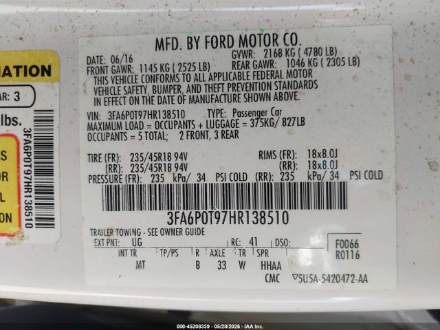 Ford Fusion Se