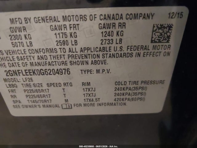 Chevrolet Equinox Ls