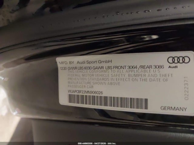 Audi Rs Tfsi Quattro Tiptronic