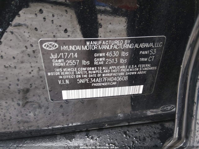 Hyundai SONATA Sport 2.0t