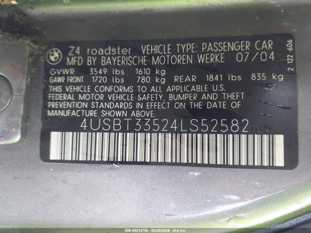 BMW Z Series 2.5i