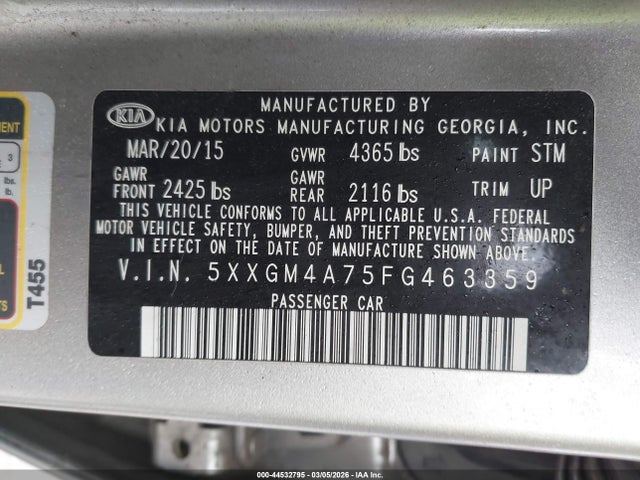 Kia Optima Lx