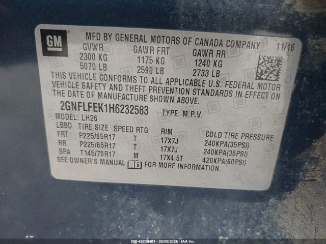 Chevrolet Equinox Lt
