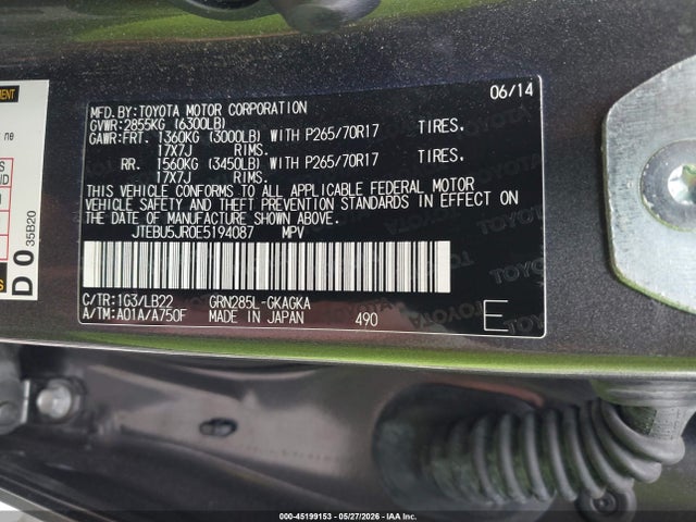 Toyota 4Runner Sr5 Premium