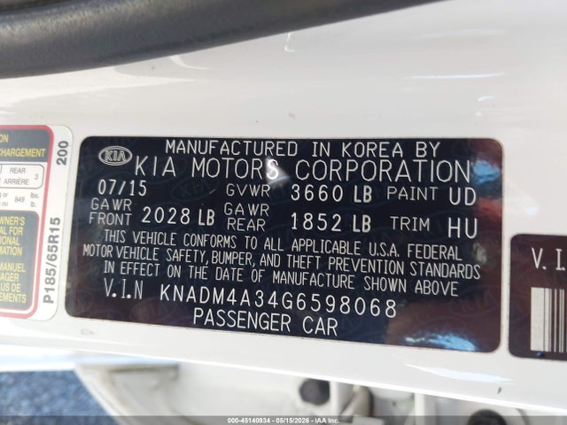 Kia Rio Lx