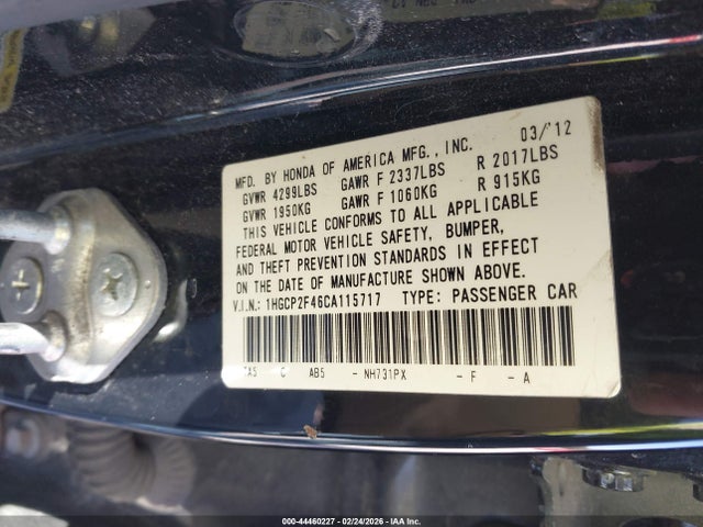 Honda Accord 2.4 Lx-p