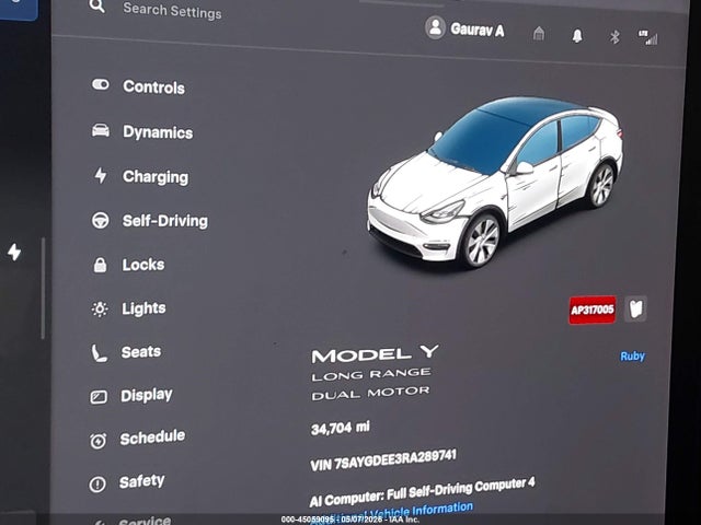 Tesla Model Y Long Range Dual Motor All-wheel Drive